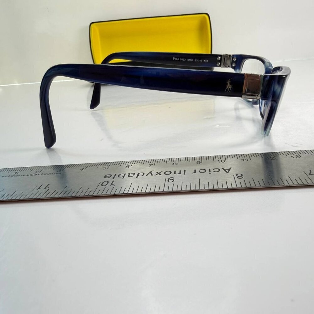 Polo Ralph Lauren – Model 2033 (Color 5196) Made in Italy | Classic Rectangular - Picture 7 of 12